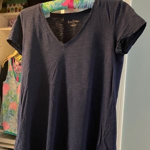 Lilly Pulitzer Navy Etta Tee